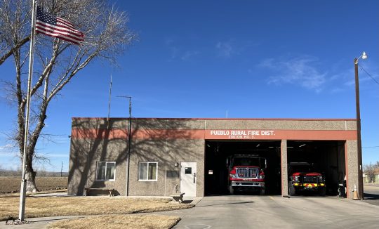 street side of station 3 with fire trucks